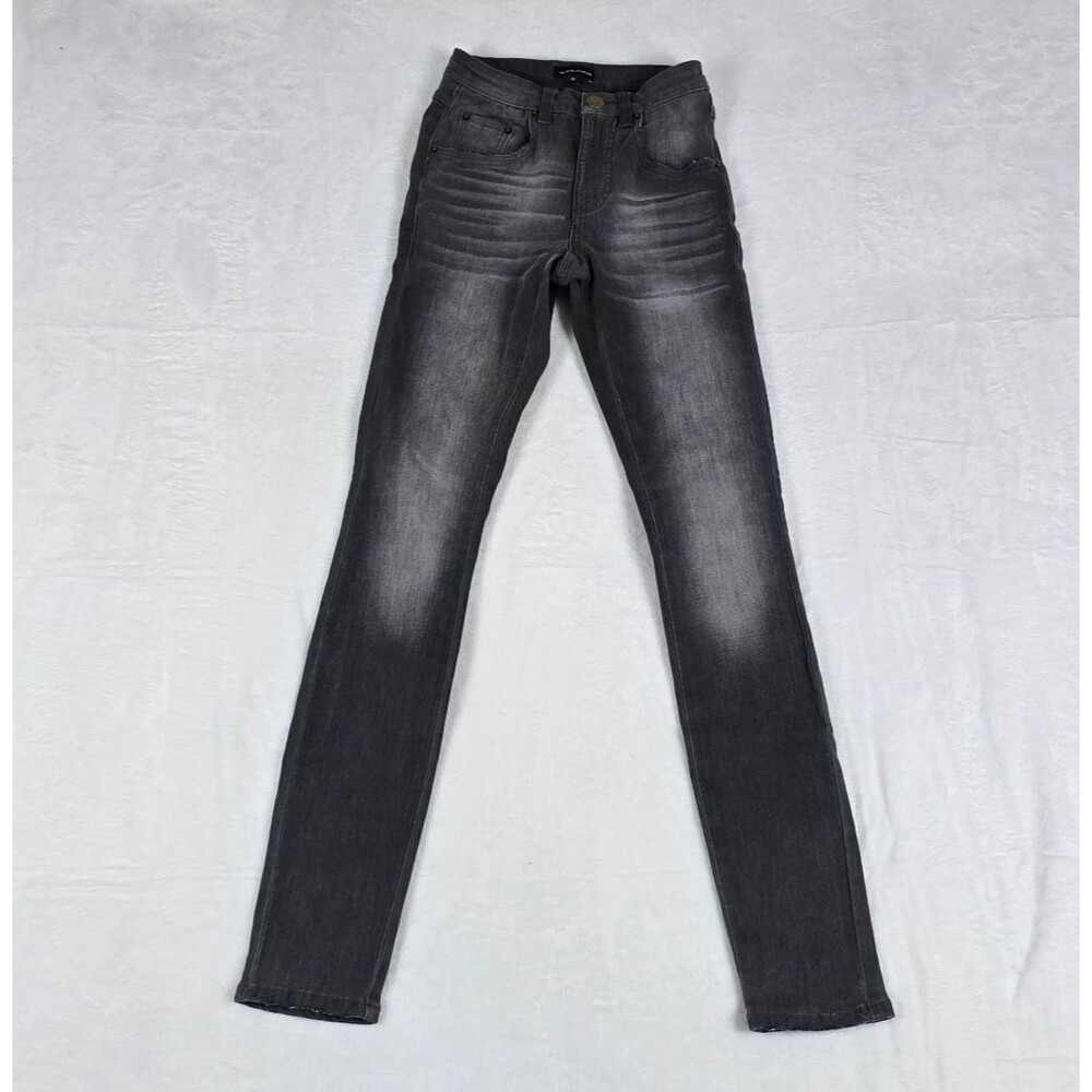 Universal Standard Core Skinny Jeans Women’s 00 Gray Stretch Denim Faded Wash